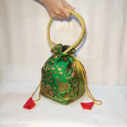 Exquisite pouch Bags with Square Base